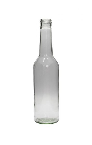 Geradhalsflasche 350ml Mündung PP28  Lieferung ohne Verschluss, bei Bedarf bitte separat bestellen!